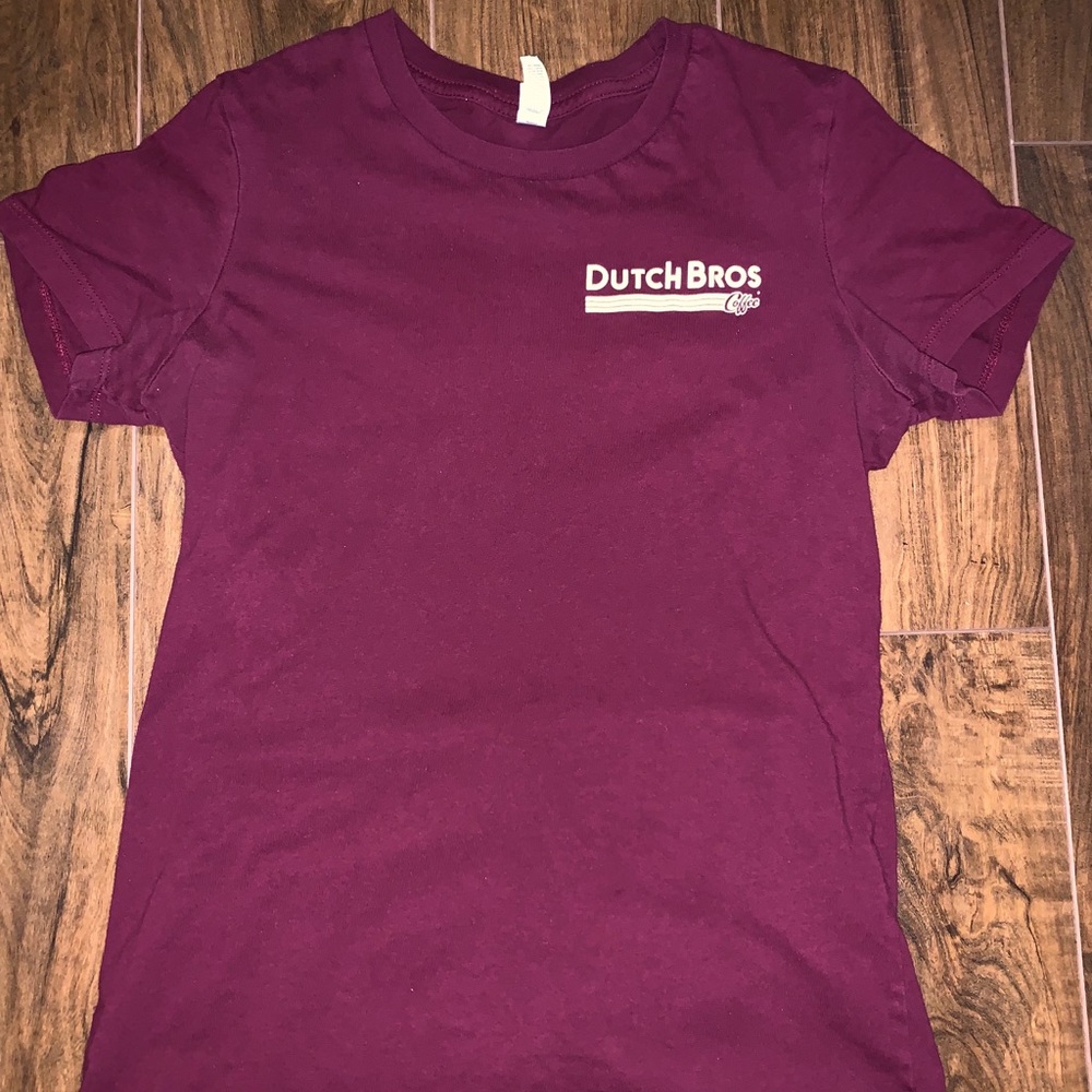 Maroon Dutch Bros T-shirt